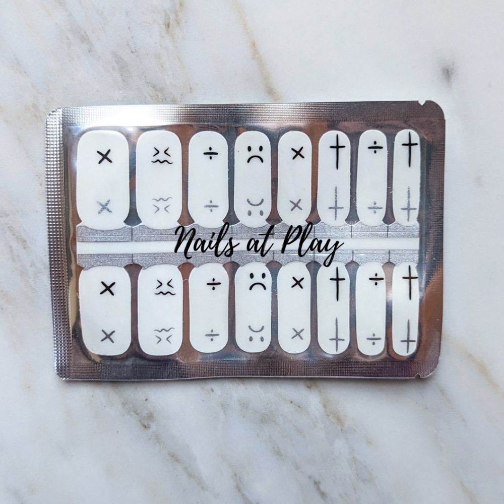 5 for $15 Nail Wraps- Slight (transparent) - Picture 2 of 4